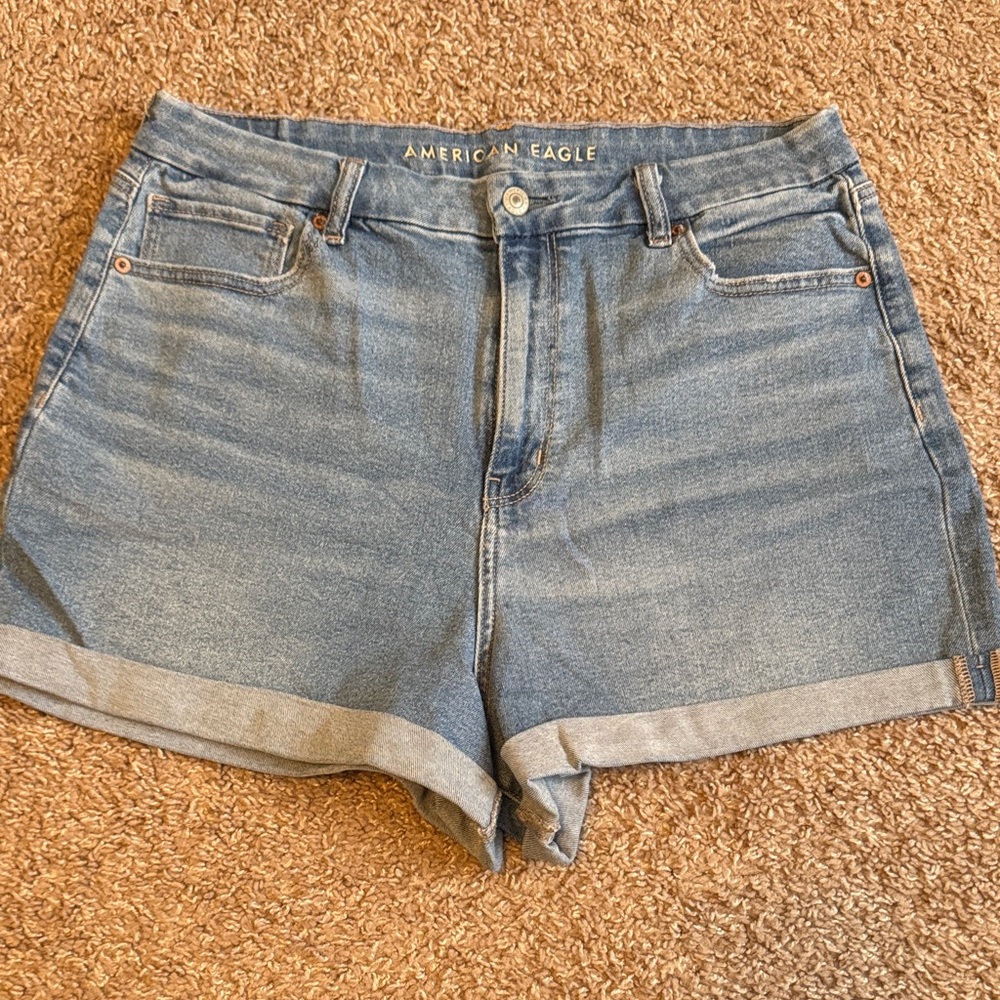 American Eagle Outfitters Light Blue Jean Shorts